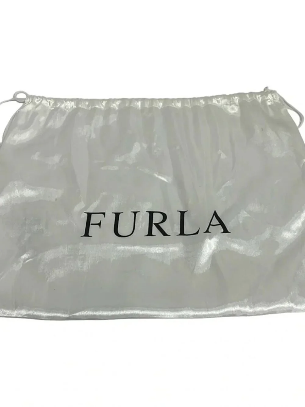 FURLA Purple Black Red PVC Leather Tote Bag